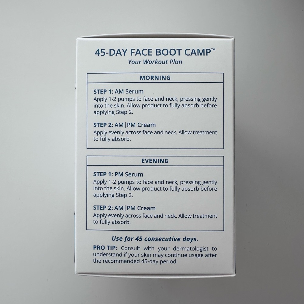 SKINN Cosmetics Lab Insider 45-Day Face Boot Camp AM Serum PM Serum AM|PM Cream - Picture 3 of 6